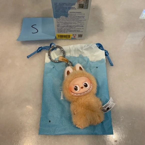 Authentic Pop Mart The Monsters Pin for Love Labubu Plus Pendant Letter S - Picture 3 of 4